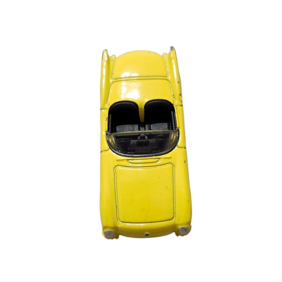 Hot Wheels '55 Corvette Toy Car Yellow Black - Picture 2 of 3